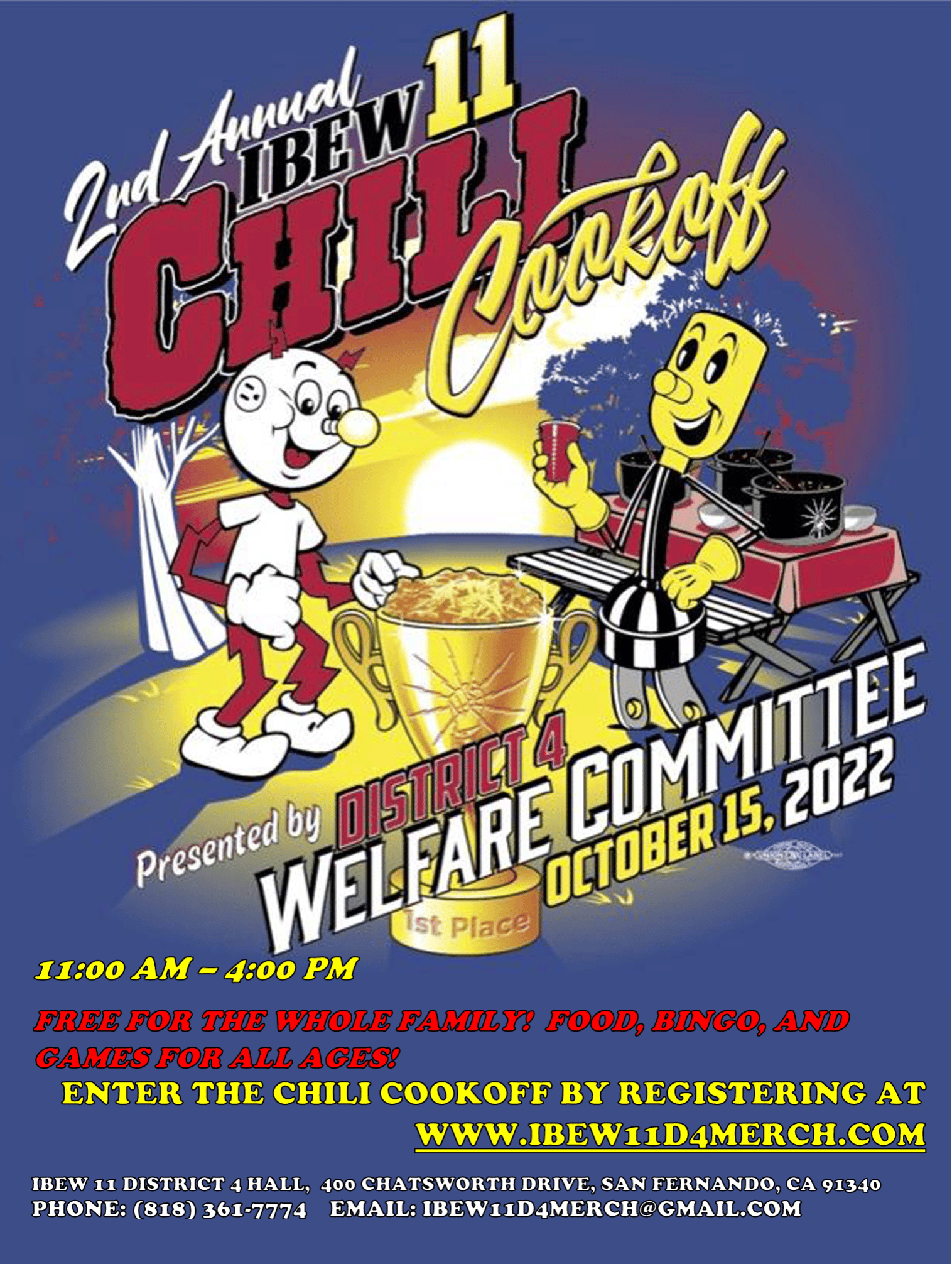 2nd Annual IBEW 11 Chili Cookoff IBEW