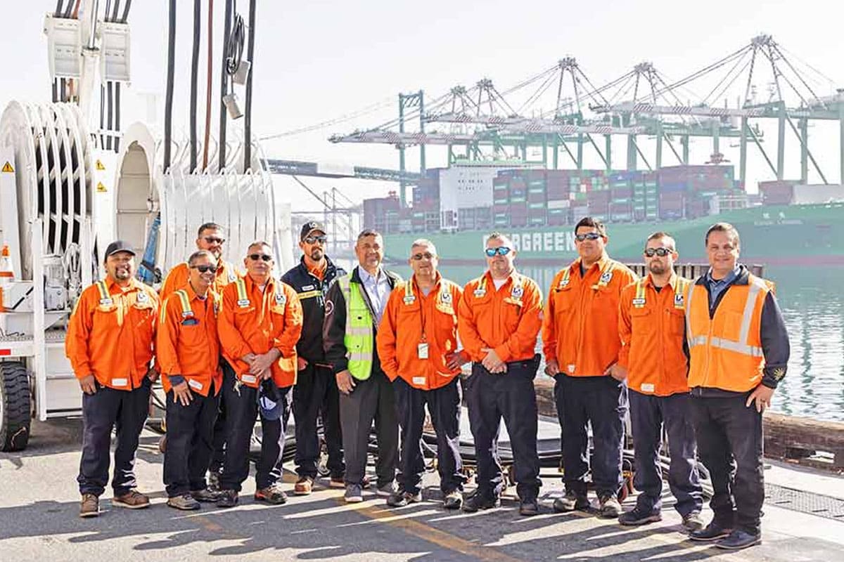IBEW 11 Members Help Keep the Ports Safe and Humming